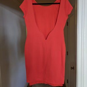 (Red) Backless Bodycon Dress
